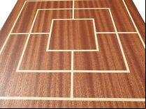 Dal Negro 31cm Chess & Nine Men's Morris Board (Dual Side)