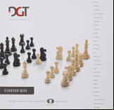 DGT Chess Starter Box Brown (Pieces, Board & DGT1002 Chess Timer)