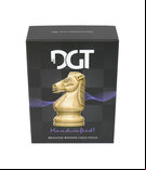 DGT Walnut Chess Board with Royal Wooden Chess Pieces
