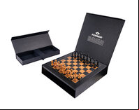 Ferrer - Black Olive Deluxe Chess Set with Staunton Pieces