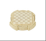 Isle Of Lewis Compact Chess Set - 9 inches with circular cabinet