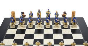 Italfama Crusaders v. Saracens Resin Chess Set - Board not included
