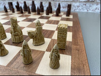 Mini Isle of Lewis Chess Set by Berkeley Chess with 2 inch King
