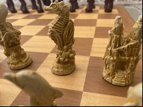 Sea Life Berkeley Chess Set with 3.75 inch King