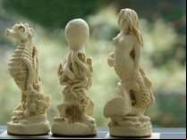 Sea Life Berkeley Chess Set with 3.75 inch King