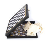 Chess, Backgammon, Ludo, Snakes & Ladders Wooden Games Compendium