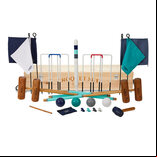 Uber Games Pro Croquet Set in a wooden box