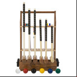 Uber Games 6 Player Pro Croquet Set with Croquet Stand