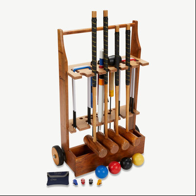 Uber Games Pro Croquet Set with a stand