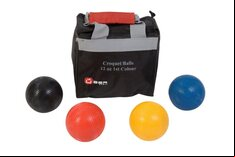 Uber Games Set of 4 Croquet Balls (12oz composition - 1st Colours)