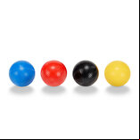Uber Games Set of 4 Croquet Balls (composition, 16oz)