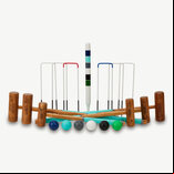 Uber Games 6 Player Family Croquet Set in Bag (Mallets in 4 Sizes)