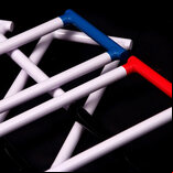 Uber Games Set of 6 Club Croquet Hoops with carrot tips