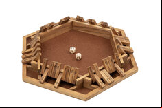 6 Player Shut the Box - 10 numbers
