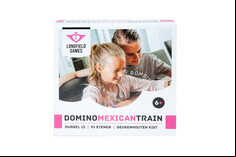 Longfield Games Mexican Train Dominoes in Wooden Case