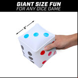 GoSports Set of 6 x 6 inch Inflatable Giant Dice