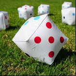 GoSports Set of 6 x 6 inch Inflatable Giant Dice