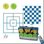 XXL Nine Mens Morris & Checkers Game