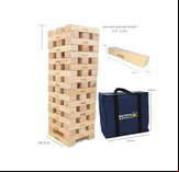 Garden Games Hi Tower (pine, large footprint, with bag)