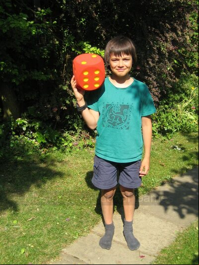 Pair of Giant Foam Dice - Red