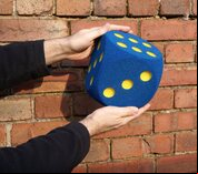 1 Giant Foam Die - 16cm - BLUE