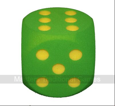 1 Giant Foam Die - 16cm - GREEN
