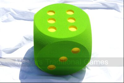 1 Giant Foam Die - 30cm - GREEN
