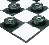Garden Games Giant Draughts / Checkers Set (24 pieces without board)