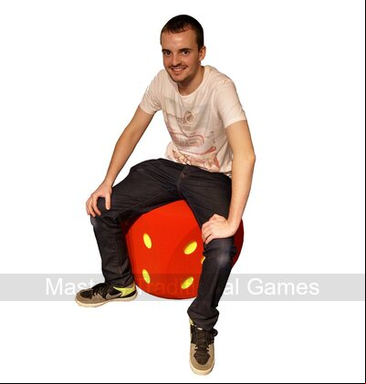 1 Giant Foam Die - 50cm - RED