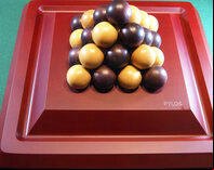 Gigamic Giant Pylos Game - 58cm Wooden Board with Giant Wooden Balls