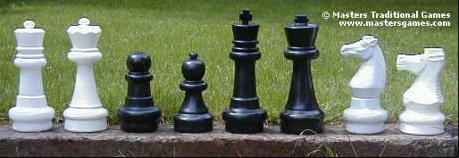 Mini Giant Chess Piece Comparison