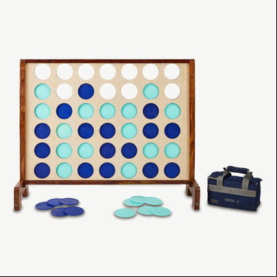 Deluxe Wooden Giant 4-in-a-Row Game, 120 x 100 cm