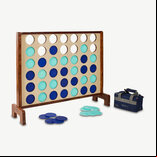 Deluxe Wooden Giant 4-in-a-Row Game, 120 x 100 cm