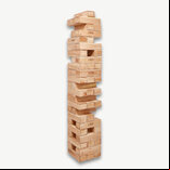 Uber Games Uber Tumble Tower in storage bag - Hardwood