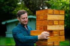 Uber Games Tumble Towers - Varnished Hardwood