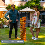 Uber Games Tumble Towers - Varnished Hardwood