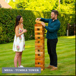 Uber Games Tumble Towers - Varnished Hardwood