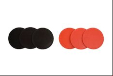 Set of 12 spare disks for Uber Games Giant 4 (6 red, 6 black)