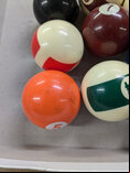 Aramith Screen Printed Pool Balls - 1 & 7/8 inch