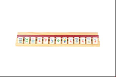 Set of 4 Mah Jong (Mahjong) Tile Racks - 40cm