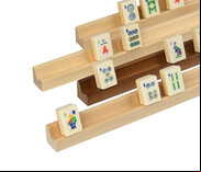 Longfield Games Set of 4 Mah Jong (Mahjong) Tile Racks - 35cm