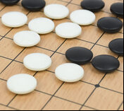 9 x 9 Go Board with Legs (36mm thick, beech wood veneer, no stones)