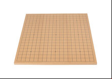 Go Masters Intermediate Go Set - Dual Side Board, Glass Stones & Bowls