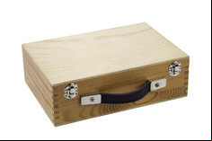Jeu de Boules / Petanque Set - 6 Boules with Wooden Case