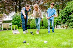 Jeu de Boules / Petanque Set - 6 Boules with Wooden Case