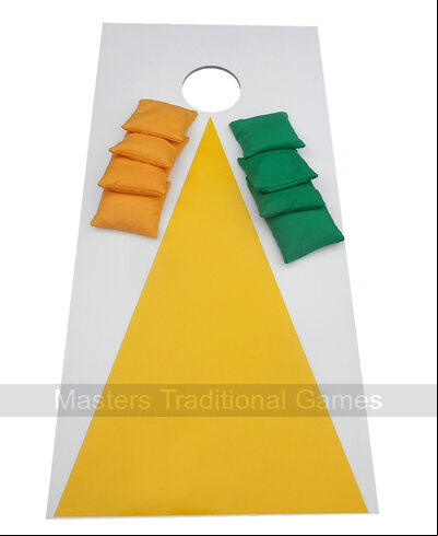 Cornhole - Garden Plus Half Set - 1 board, 8 bags [Yellow]