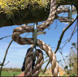 Wooden Tall Tree Swing - 6 metre ropes