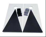 Cornhole - Garden Plus Full Set - 2 boards, 8 bags [Black]