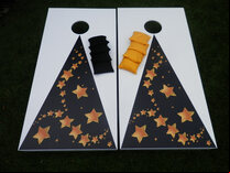 Cornhole - Garden Plus Full Set - 2 boards, 8 bags [Golden Sparkle]