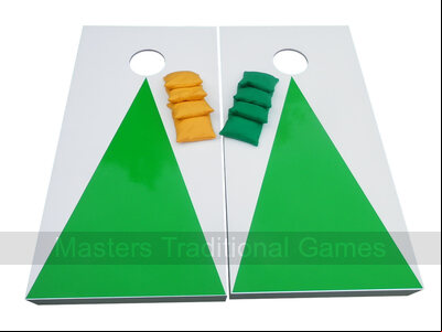 Cornhole - Garden Plus Full Set - 2 boards, 8 bags [Green]
